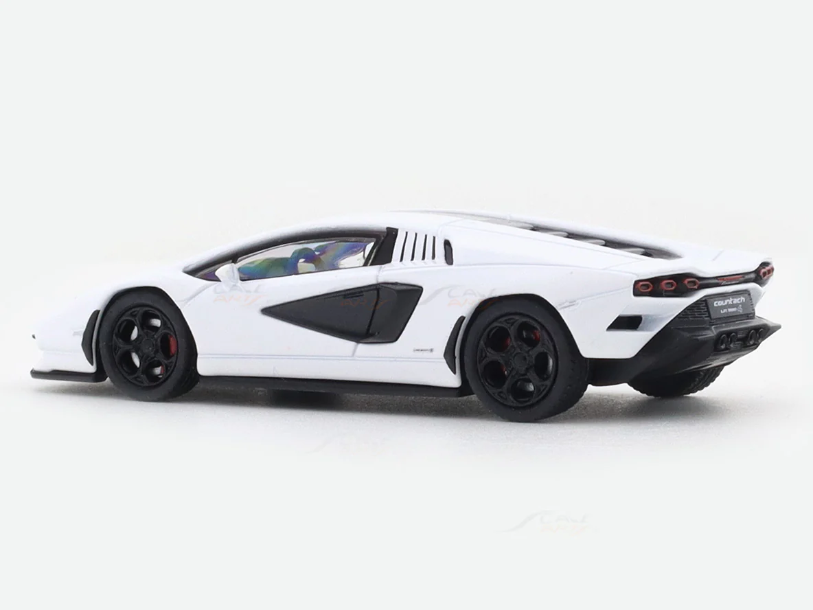Lamborghini Countach LPI 800-4 white 1:64 PosterCars licensed diecast scale model car miniature car - Image 3
