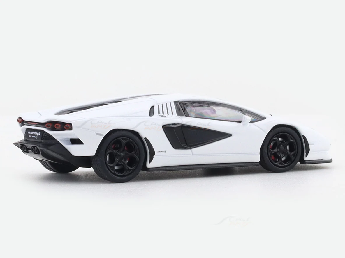 Lamborghini Countach LPI 800-4 white 1:64 PosterCars licensed diecast scale model car miniature car - Image 4