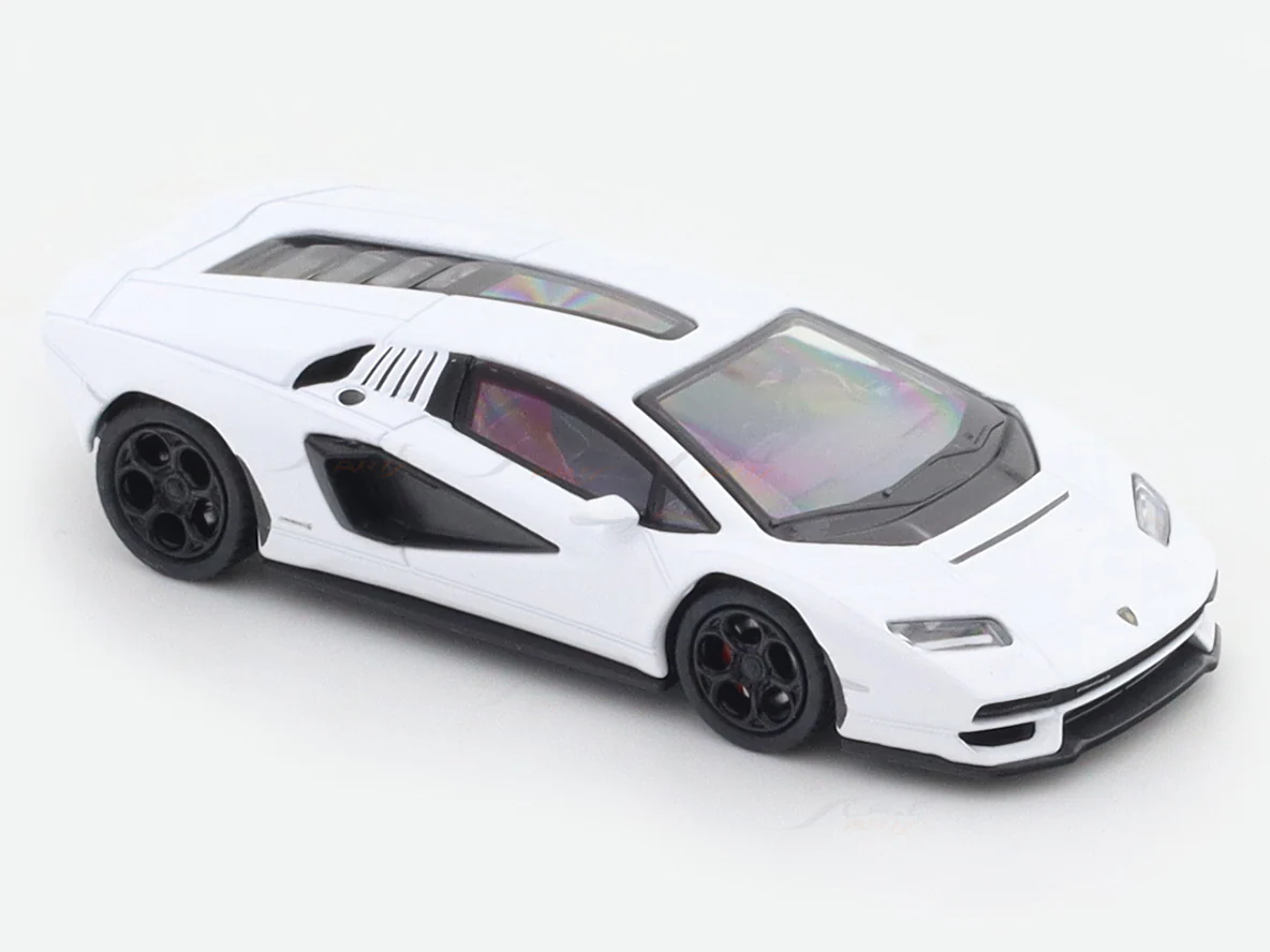 Lamborghini Countach LPI 800-4 white 1:64 PosterCars licensed diecast scale model car miniature car - Image 9