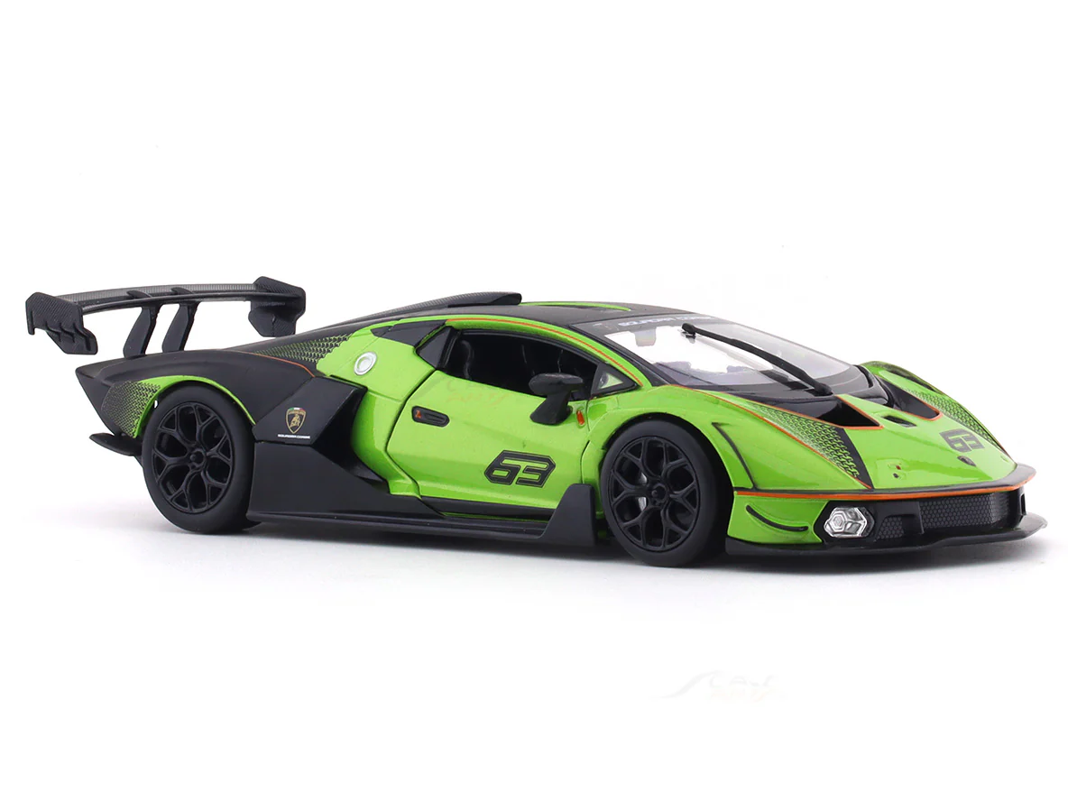 Lamborghini Essenza SCV12 Green 1:24 Bburago licensed diecast Scale Model car - Image 6