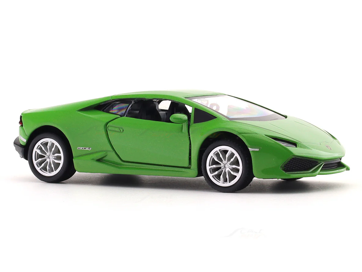 Lamborghini Huracan Coupe green 1:33-42 RMZ City licensed pull back car scale model - Image 6