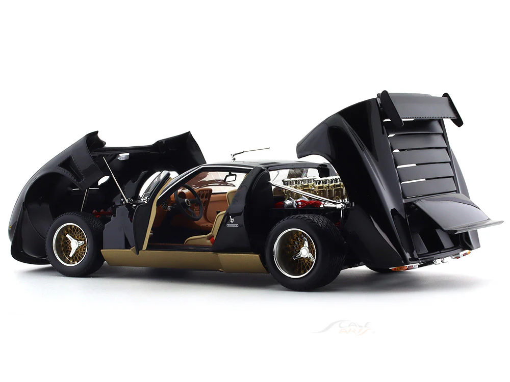 Lamborghini Miura SVR black 1:18 Kyosho diecast scale model miniature - Image 9