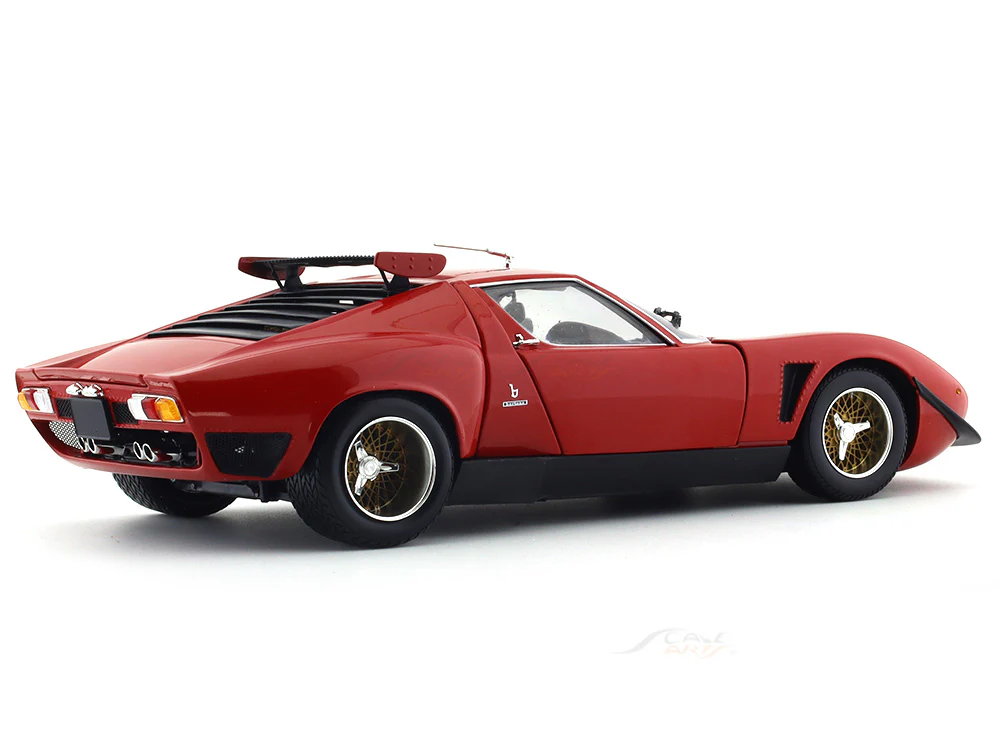Lamborghini Miura SVR Red 1:18 Kyosho diecast scale model miniature - Image 4