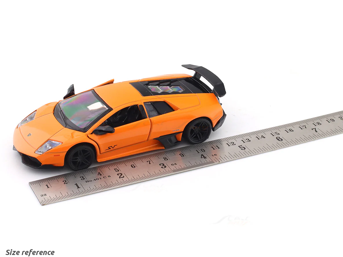 Lamborghini Murcielago LP670-4 SV orange 1:32 RMZ City licensed pull back car scale model - Image 10