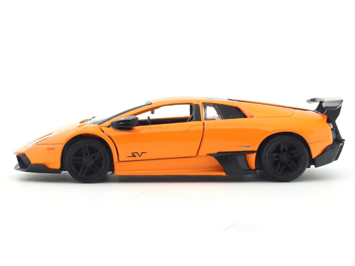 Lamborghini Murcielago LP670-4 SV orange 1:32 RMZ City licensed pull back car scale model - Image 2