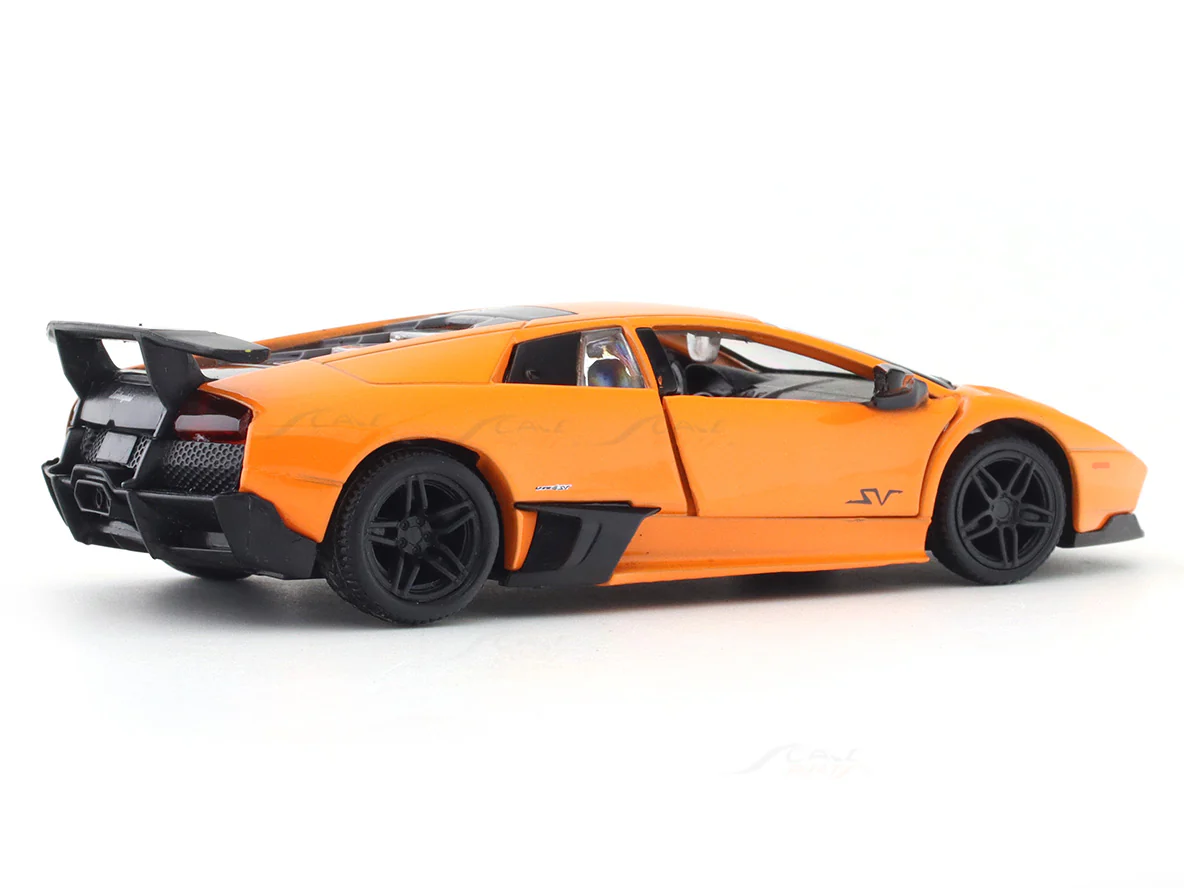 Lamborghini Murcielago LP670-4 SV orange 1:32 RMZ City licensed pull back car scale model - Image 4