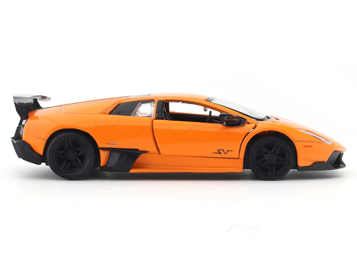 Lamborghini Murcielago LP670-4 SV orange 1:32 RMZ City licensed pull back car scale model - Image 5