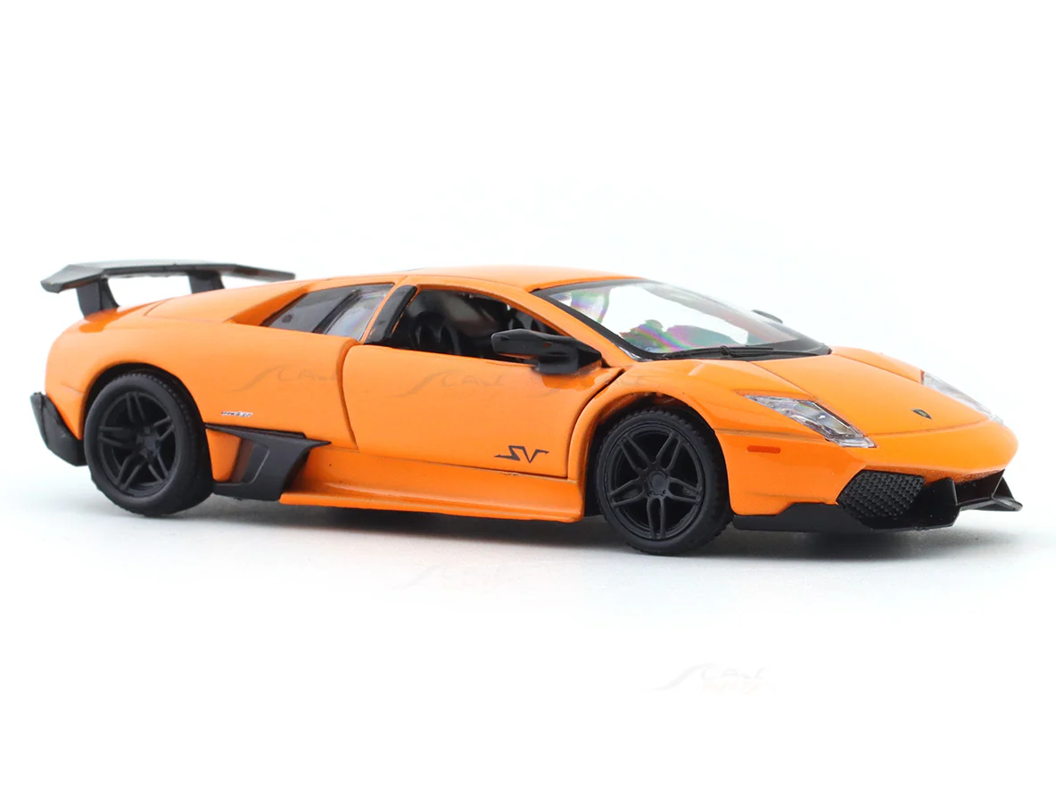 Lamborghini Murcielago LP670-4 SV orange 1:32 RMZ City licensed pull back car scale model - Image 6