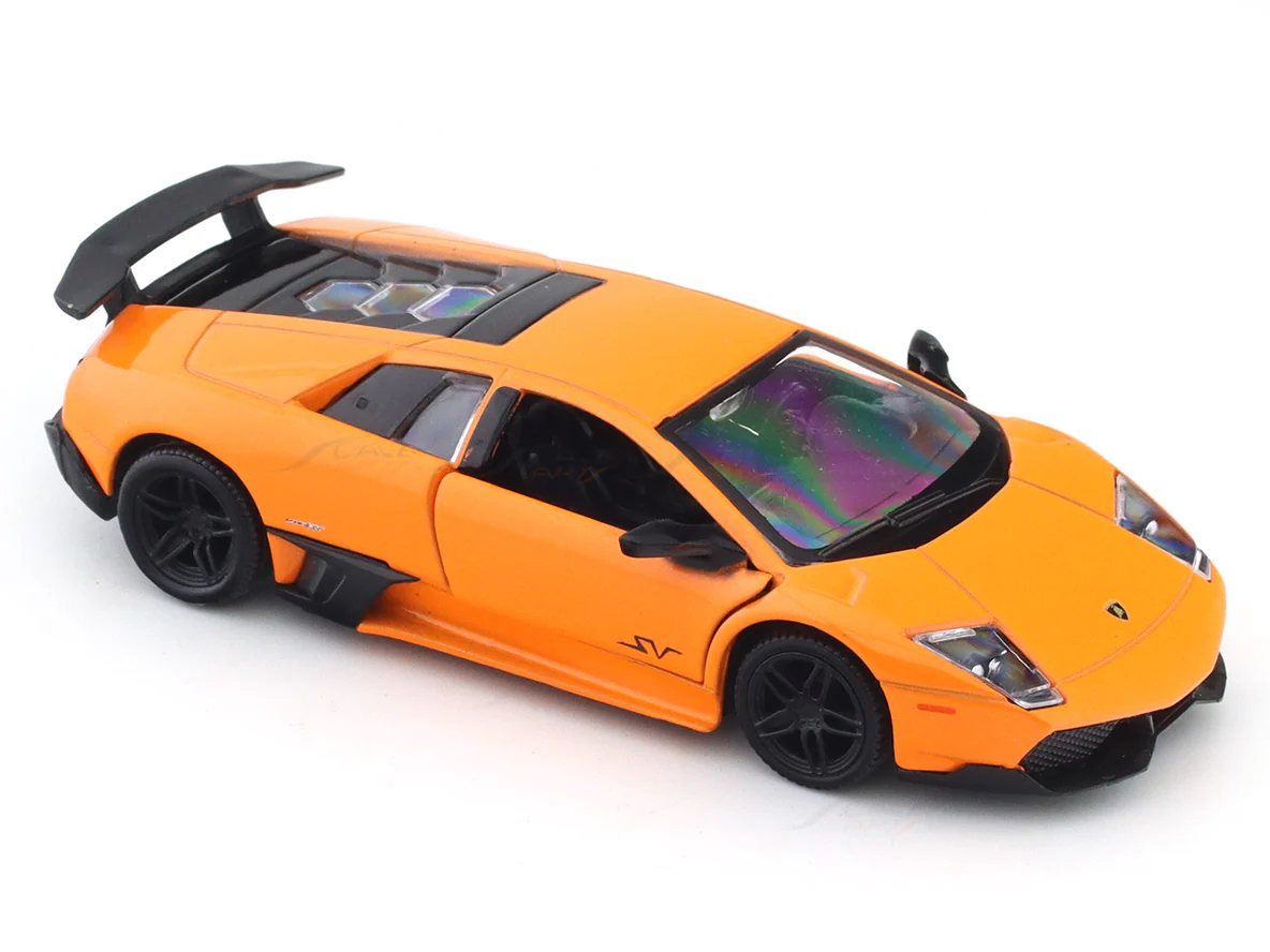 Lamborghini Murcielago LP670-4 SV orange 1:32 RMZ City licensed pull back car scale model - Image 7
