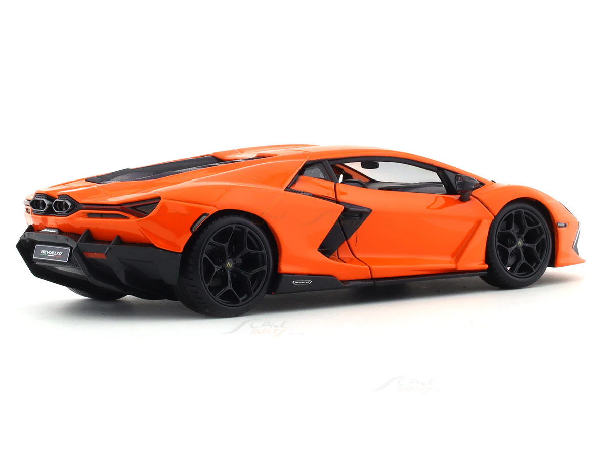 Lamborghini Revuelto Orange 1:24 Bburago licensed diecast Scale Model car - Image 4