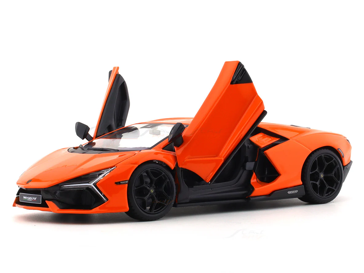 Lamborghini Revuelto Orange 1:24 Bburago licensed diecast Scale Model car - Image 8