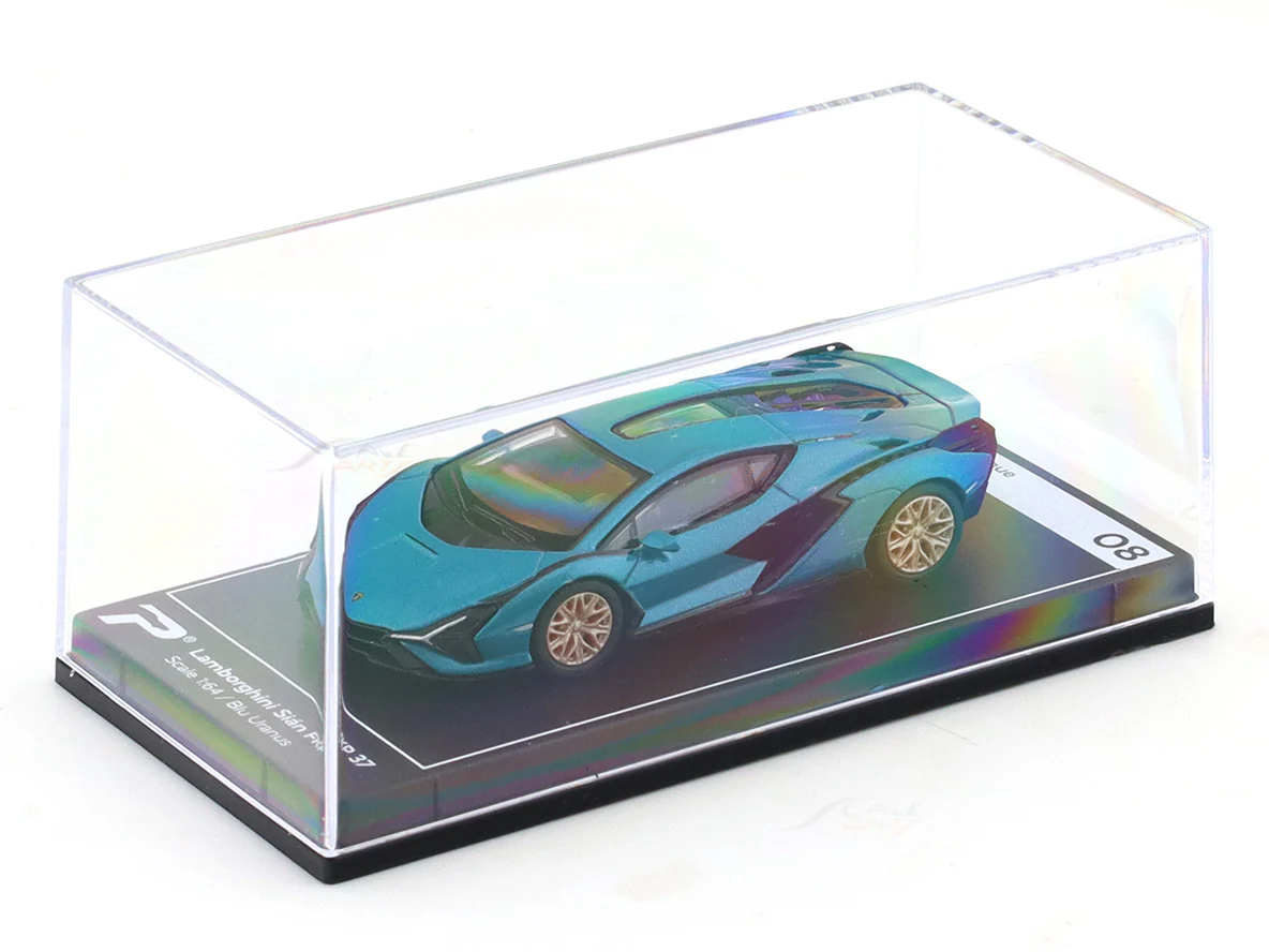 Lamborghini Sian FKP 37 blue 1:64 PosterCars licensed diecast scale model car miniature car - Image 7