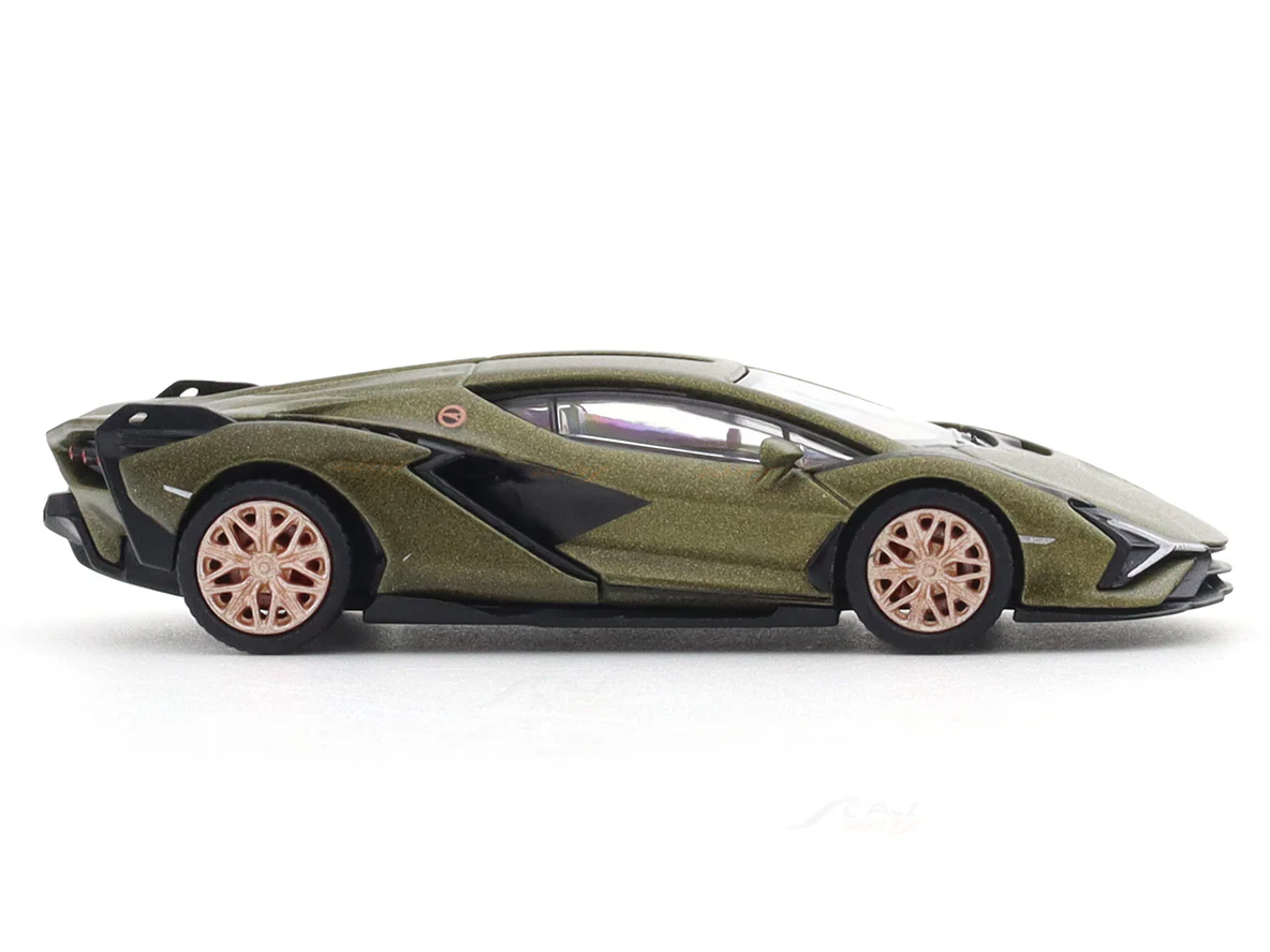 Lamborghini Sian FKP 37 green 1:64 PosterCars licensed diecast scale model car miniature car - Image 5