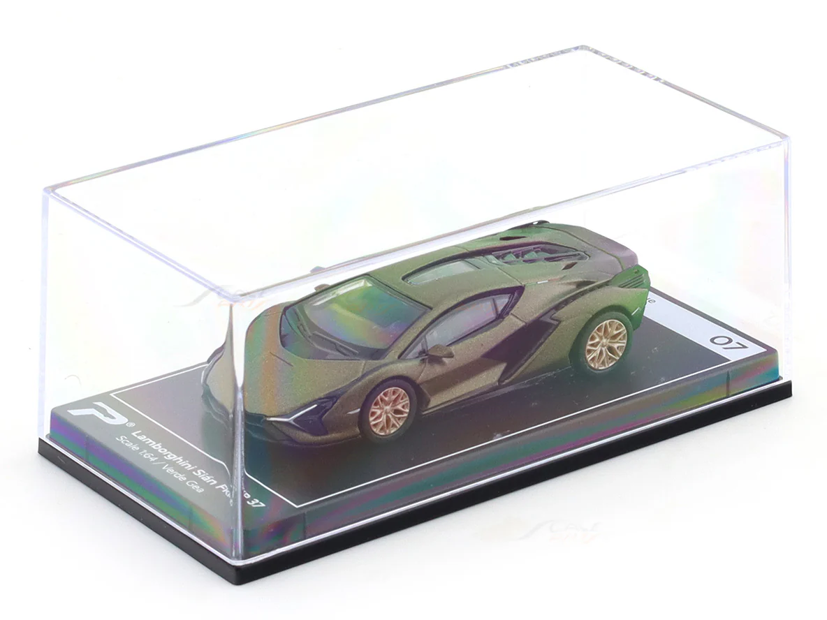 Lamborghini Sian FKP 37 green 1:64 PosterCars licensed diecast scale model car miniature car - Image 7