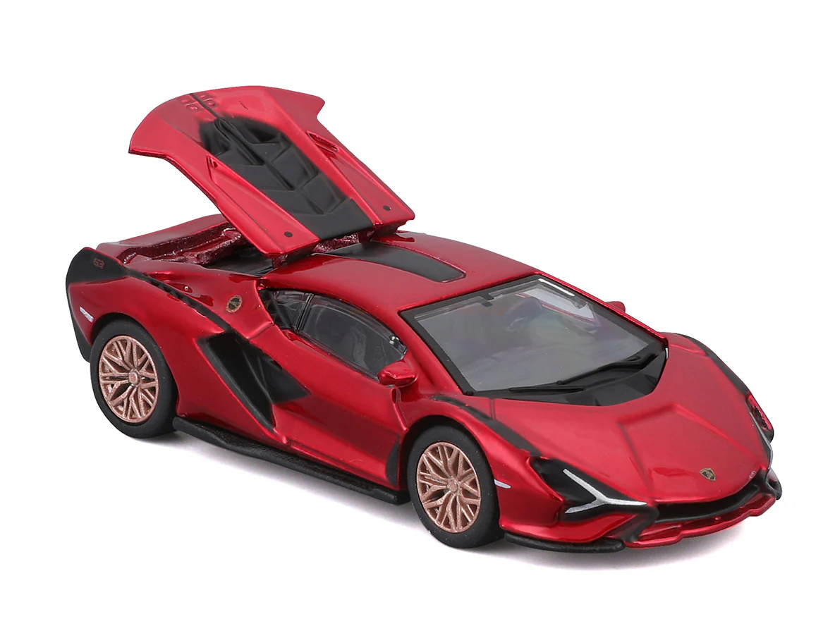 Lamborghini Sian FKP 37 red 1:64 Maisto licensed diecast scale model car - Image 4
