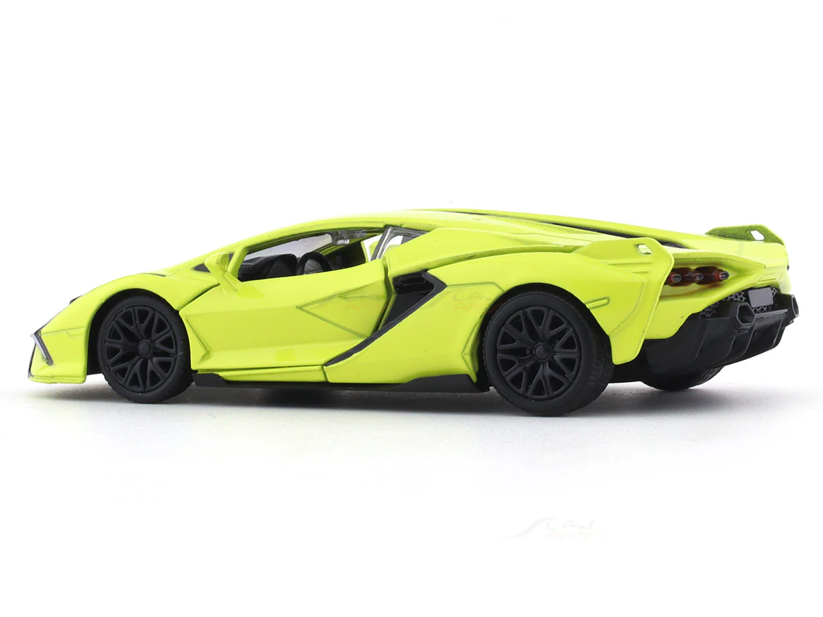 Lamborghini Sian FKP37 green 1:32 RMZ City pull back car scale model - Image 3