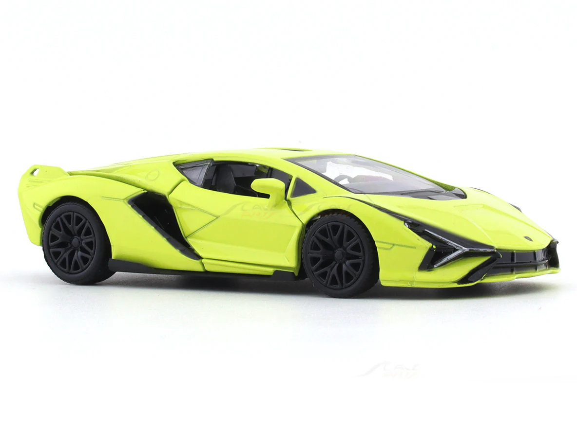 Lamborghini Sian FKP37 green 1:32 RMZ City pull back car scale model - Image 6