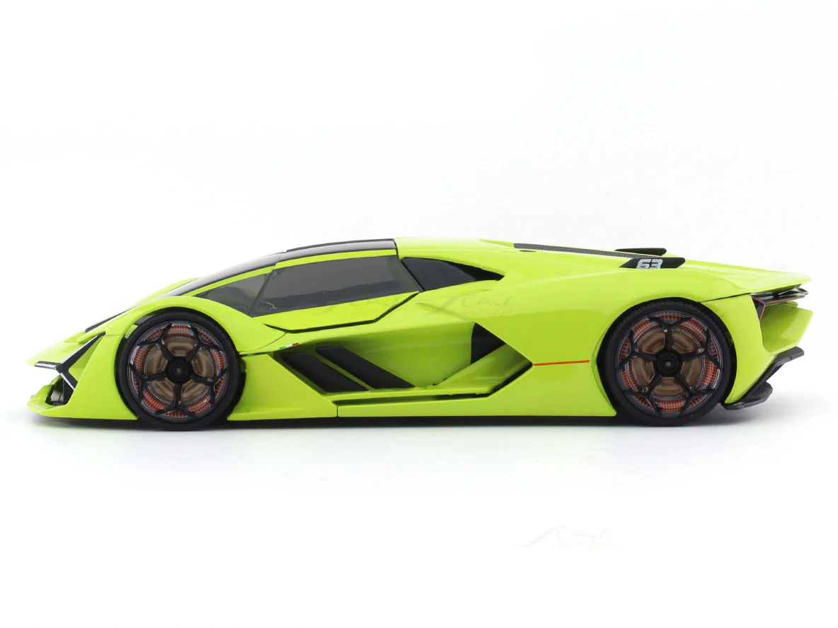 Lamborghini Terzo Millennio Green 1:24 Bburago licensed diecast Scale Model car - Image 2