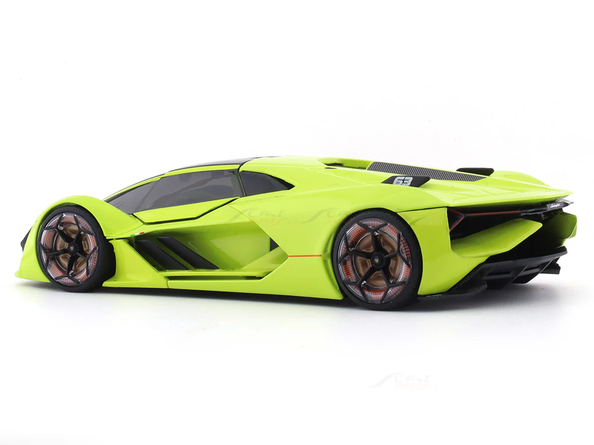 Lamborghini Terzo Millennio Green 1:24 Bburago licensed diecast Scale Model car - Image 3