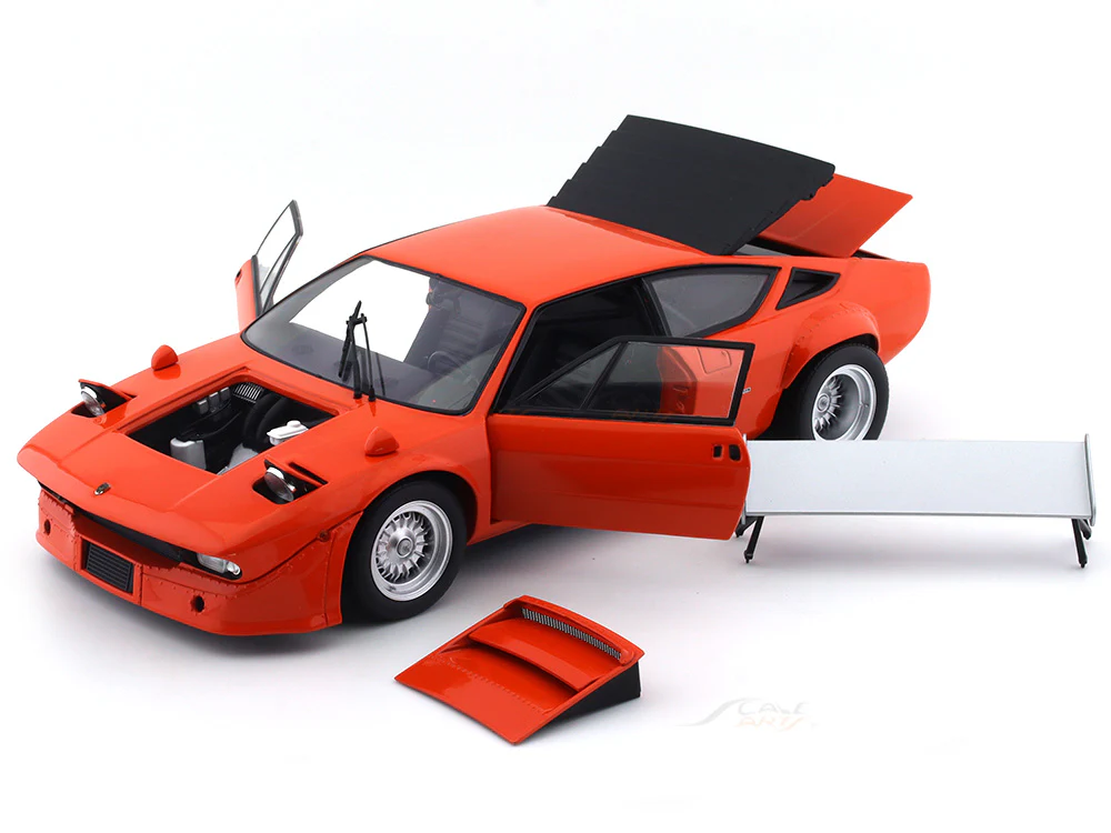 Lamborghini Urraco Rally orange 1:18 Kyosho diecast scale model miniature - Image 15