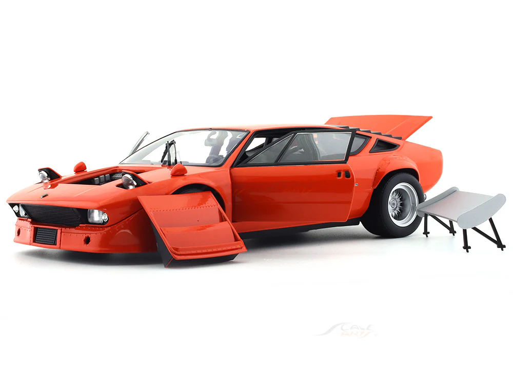 Lamborghini Urraco Rally orange 1:18 Kyosho diecast scale model miniature - Image 8