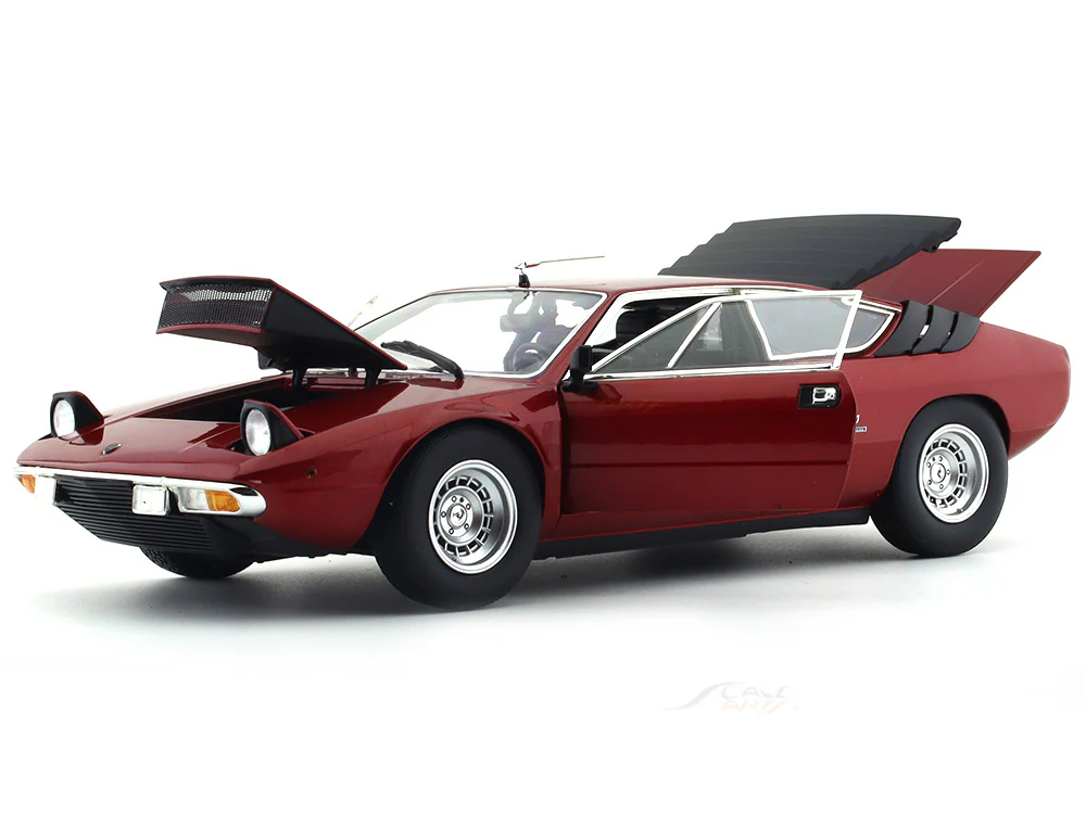 Lamborghini Urraco red 1:18 Kyosho diecast scale model miniature - Image 7