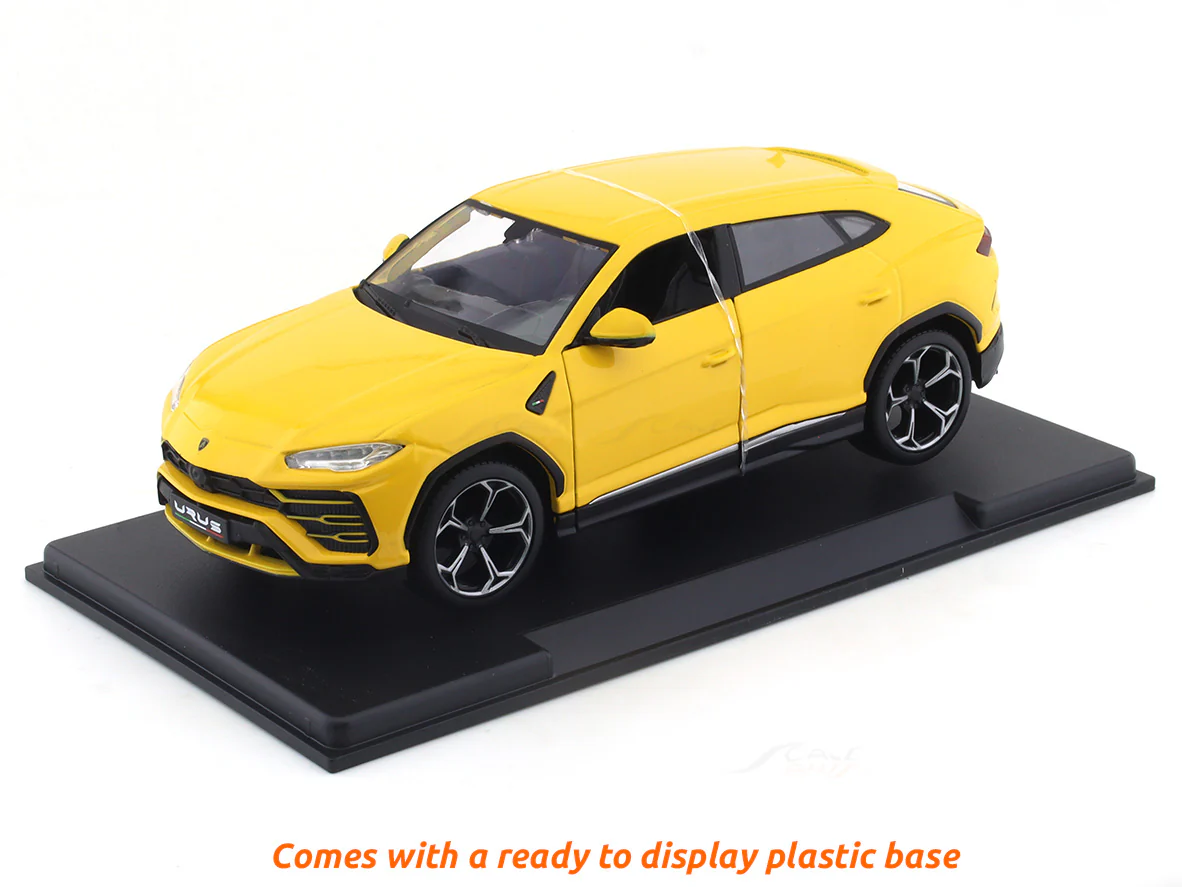 Lamborghini Urus Yellow 1:24 Maisto diecast alloy scale model car - Image 12
