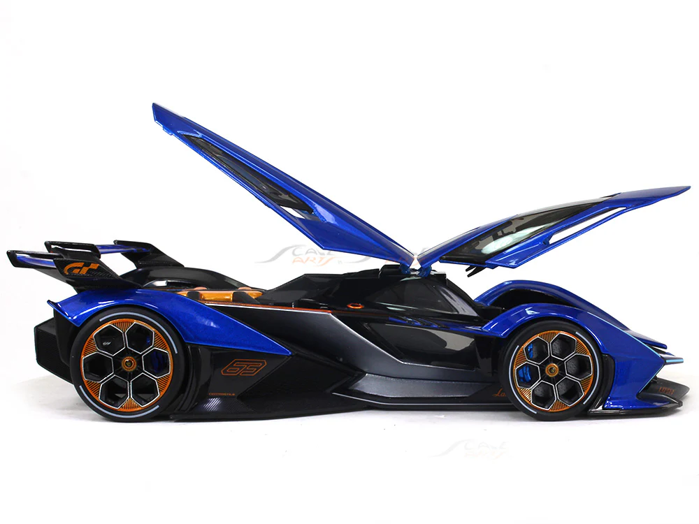 Lamborghini V12 Vision GT blue 1:18 Maisto diecast Scale Model car - Image 11