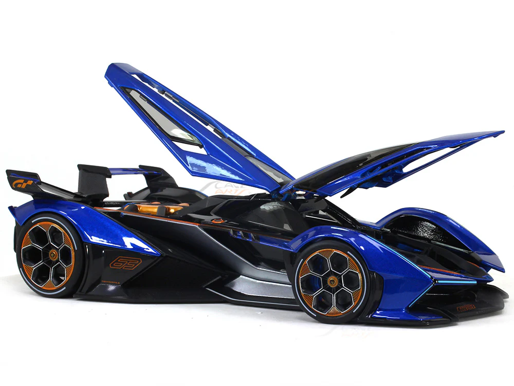 Lamborghini V12 Vision GT blue 1:18 Maisto diecast Scale Model car - Image 12