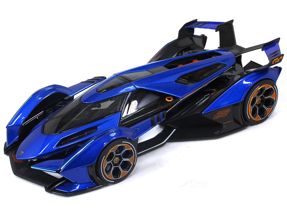 Lamborghini V12 Vision GT blue 1:18 Maisto diecast Scale Model car - Image 13