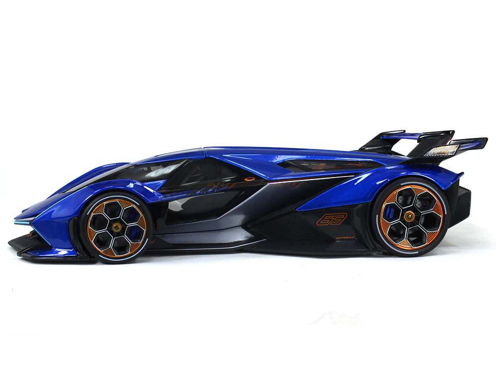 Lamborghini V12 Vision GT blue 1:18 Maisto diecast Scale Model car - Image 2