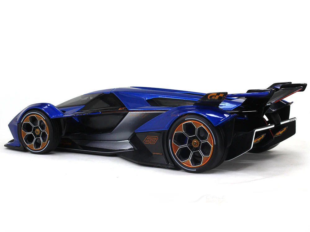 Lamborghini V12 Vision GT blue 1:18 Maisto diecast Scale Model car - Image 3