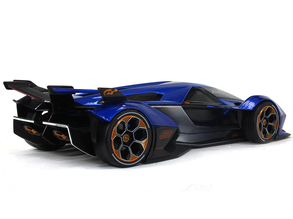 Lamborghini V12 Vision GT blue 1:18 Maisto diecast Scale Model car - Image 4