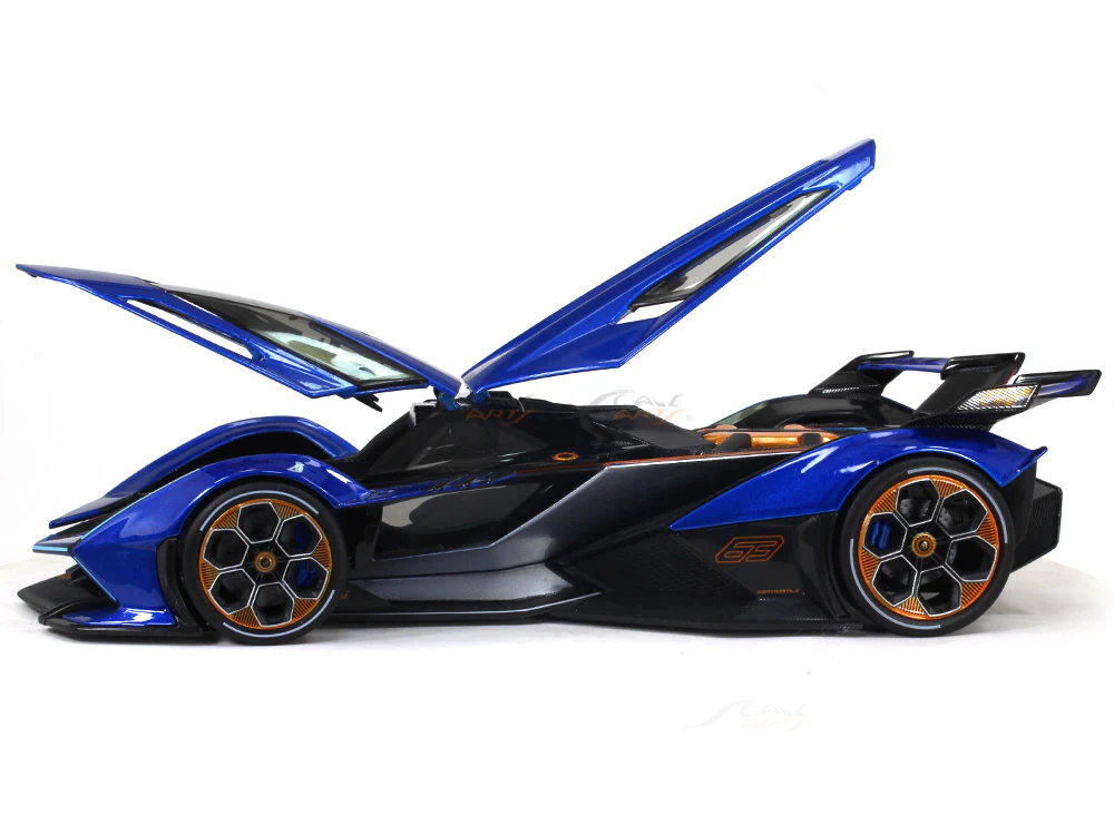 Lamborghini V12 Vision GT blue 1:18 Maisto diecast Scale Model car - Image 8
