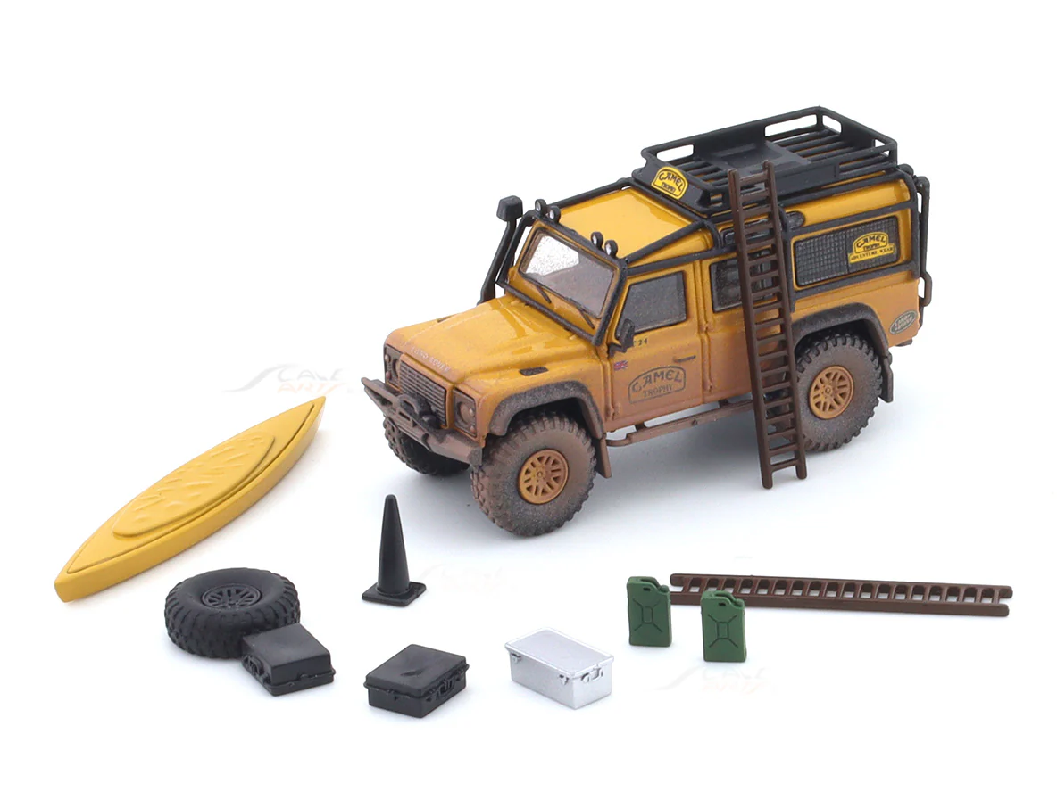 Land Rover Defender 110 Camel B Mud 1:64 Master diecast scale model car miniature