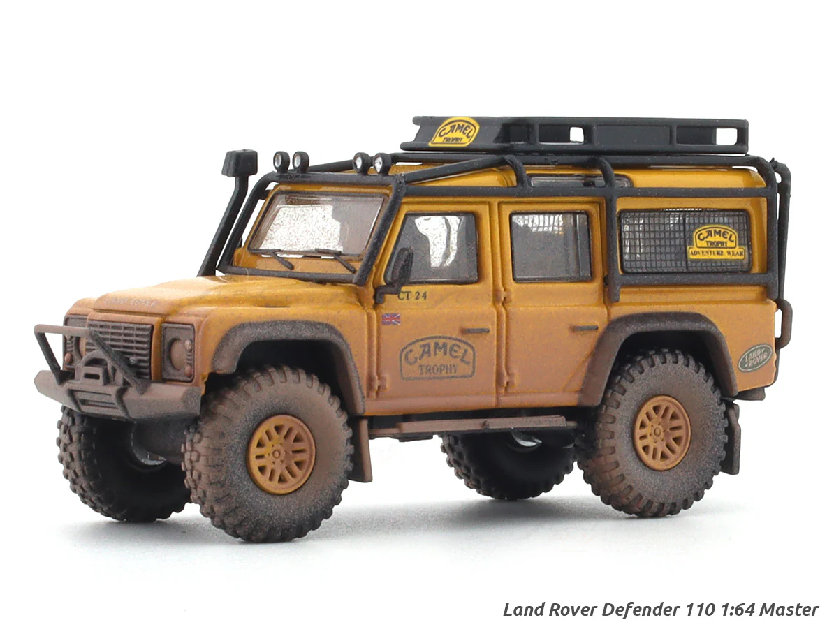 Land Rover Defender 110 Camel B Mud 1:64 Master diecast scale model car miniature - Image 2