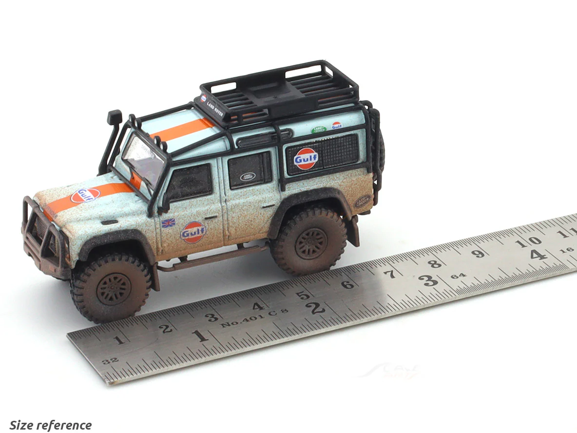 Land Rover Defender 110 Gulf B Mud 1:64 Master diecast scale model car miniature - Image 10
