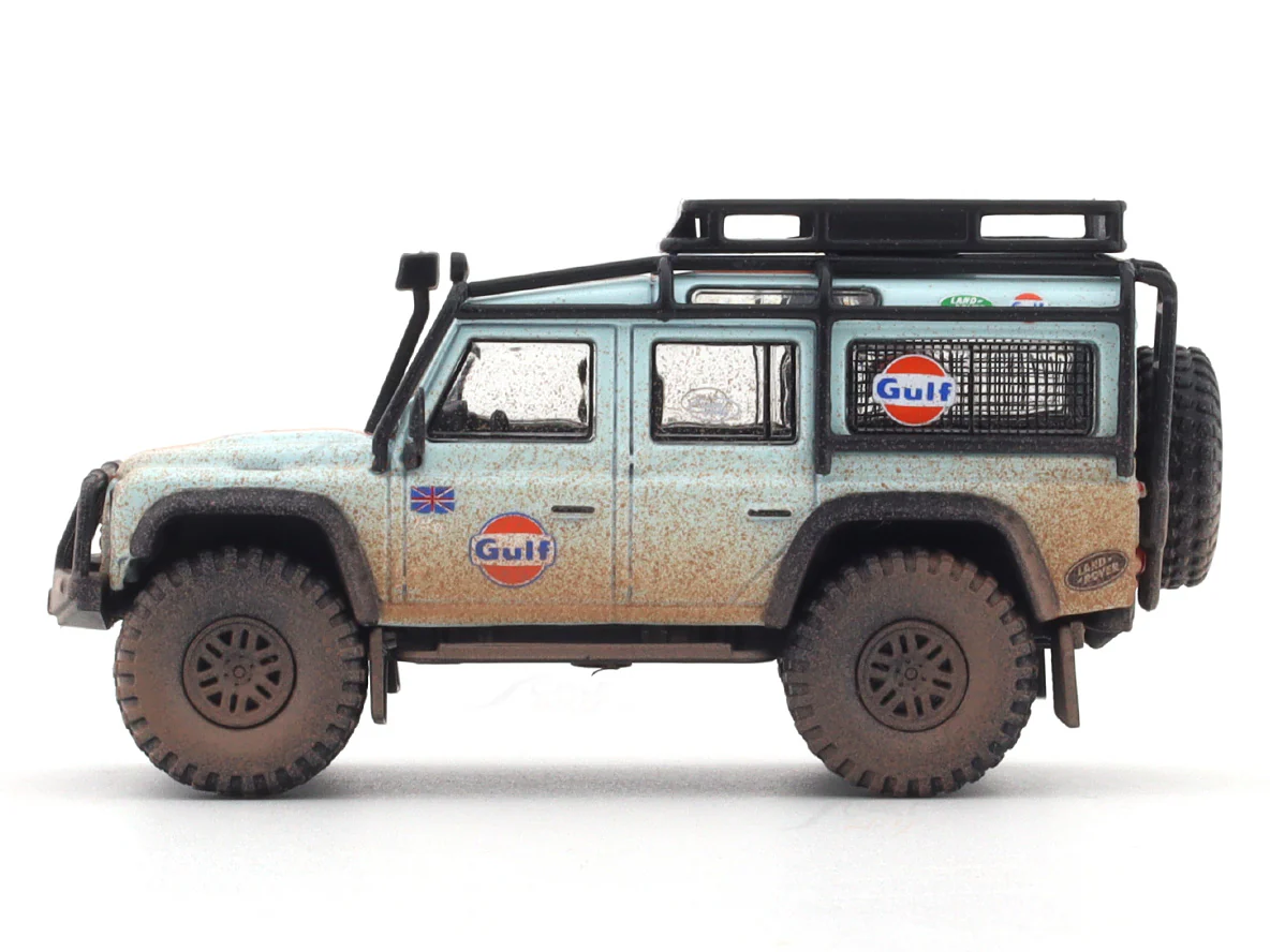 Land Rover Defender 110 Gulf B Mud 1:64 Master diecast scale model car miniature - Image 3