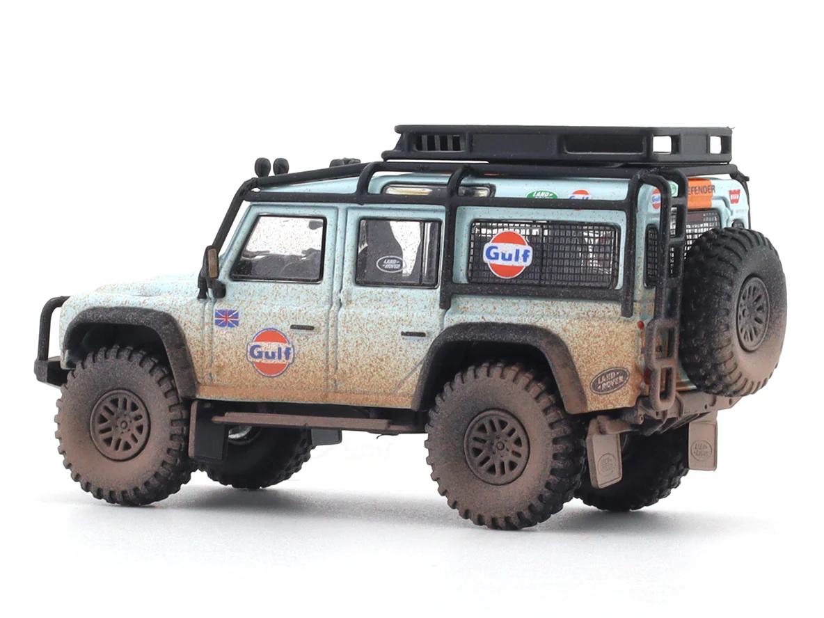 Land Rover Defender 110 Gulf B Mud 1:64 Master diecast scale model car miniature - Image 4