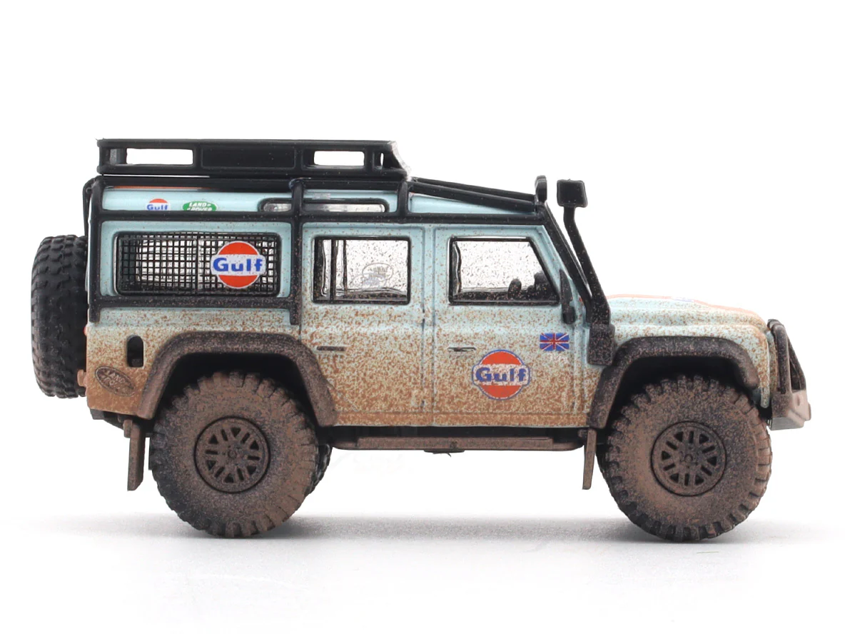 Land Rover Defender 110 Gulf B Mud 1:64 Master diecast scale model car miniature - Image 6