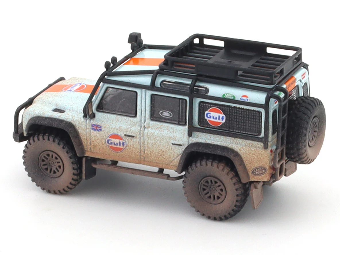 Land Rover Defender 110 Gulf B Mud 1:64 Master diecast scale model car miniature - Image 9