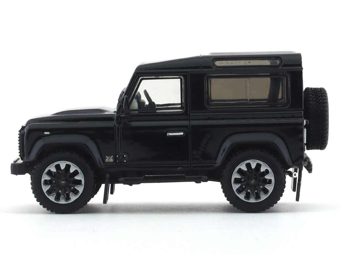 Land Rover Defender 90 Works 70th Edition black 1:64 LCD Models diecast scale model car miniature - Image 2