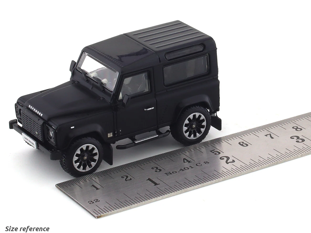 Land Rover Defender 90 Works 70th Edition matte black 1:64 LCD Models diecast scale model car miniature - Image 9