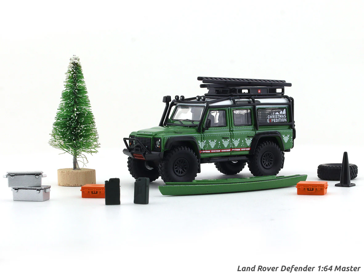 Land Rover Defender Christmas Expedition 1:64 Master diecast scale model car