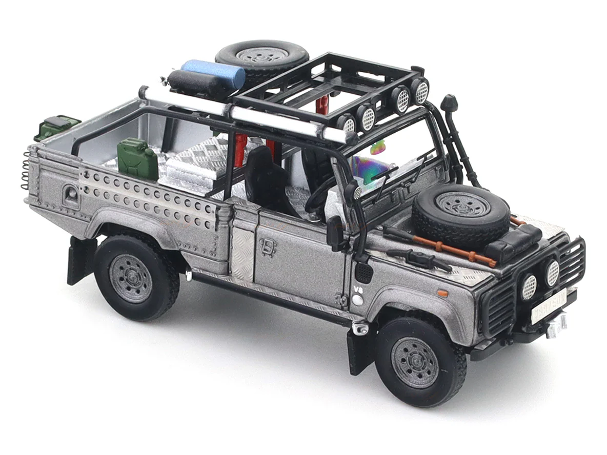 Land-Rover Defender Pickup Tomb Raider 1:64 Street Weapon diecast scale model car miniature car collectible - Image 9