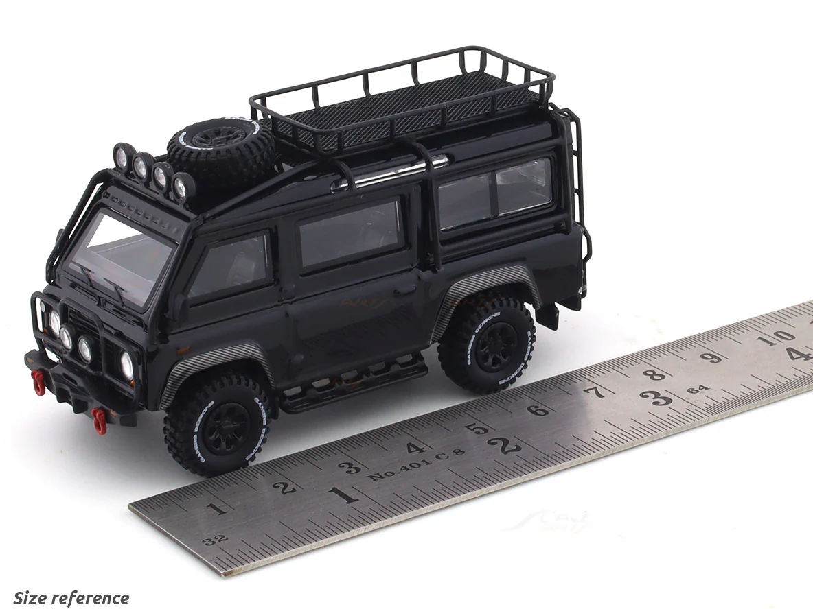 Land Rover Defender Van Concept black 1:64 Master diecast scale model car miniature - Image 9
