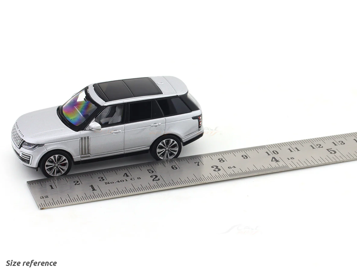 Land-Rover Range Rover Silver 1:64 Masadi diecast scale model miniature car collectible - Image 4