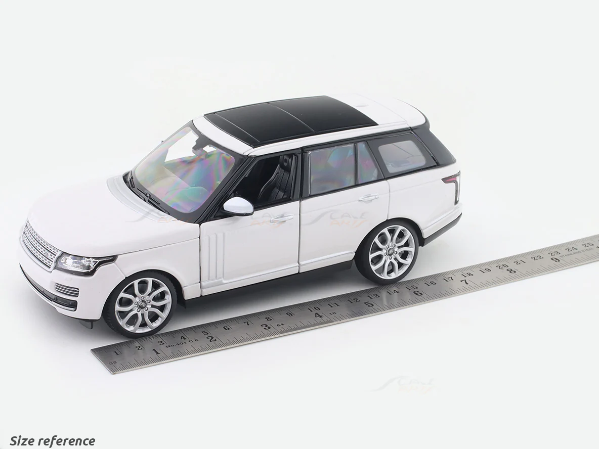 Land-Rover Range Rover white 1:24 Rastar licensed diecast alloy scale model car collectible - Image 14
