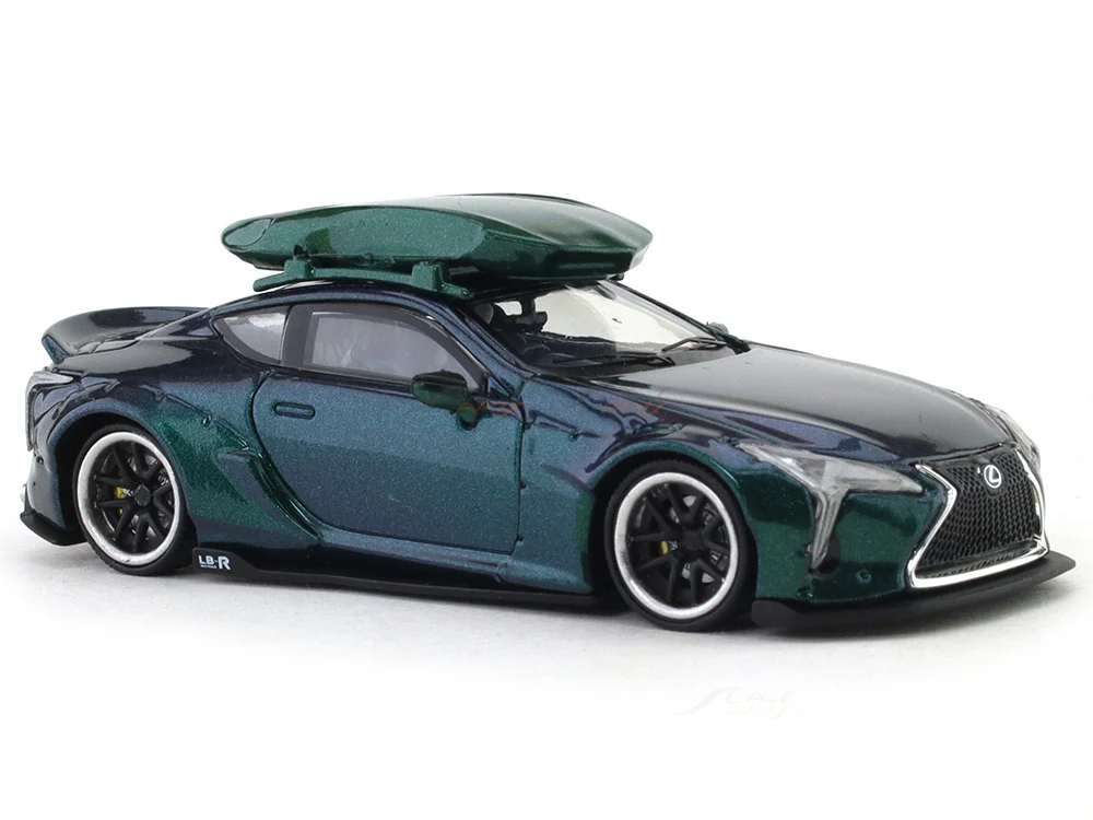 Lexus LC 500h green 1:64 Master diecast scale miniature car - Image 6