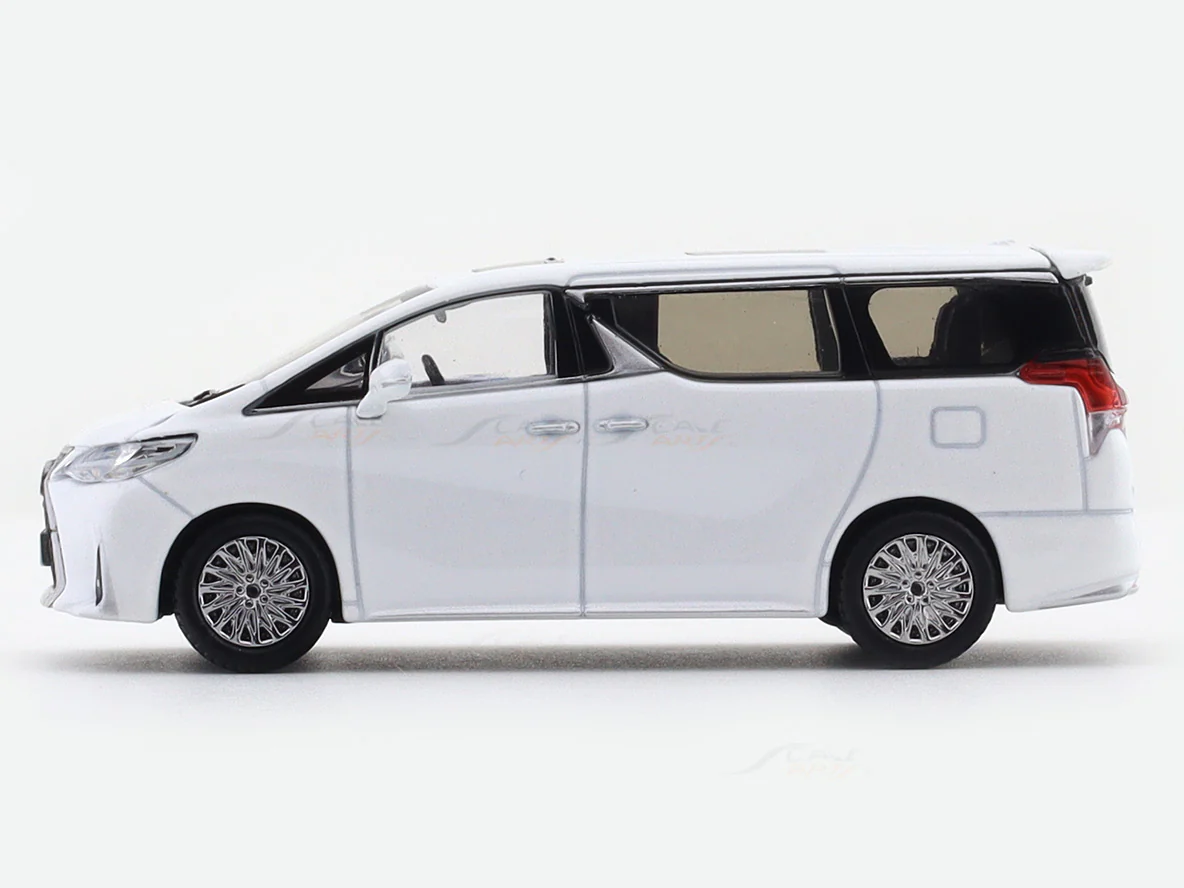 Lexus LM350h white 1:64 GCD diecast scale model car miniature collectible - Image 2